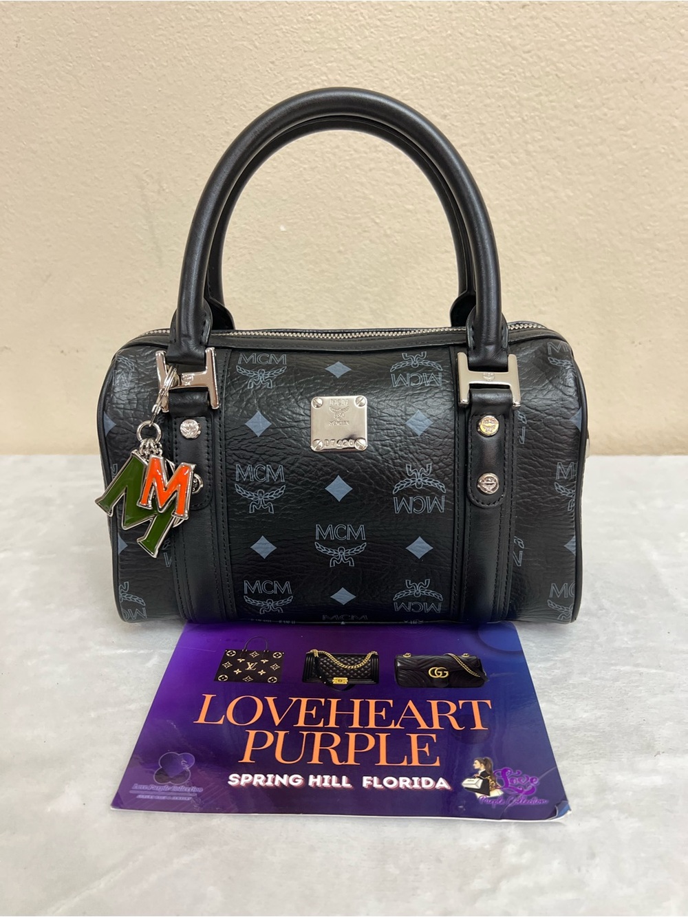 AUTH MCM BOSTON 20